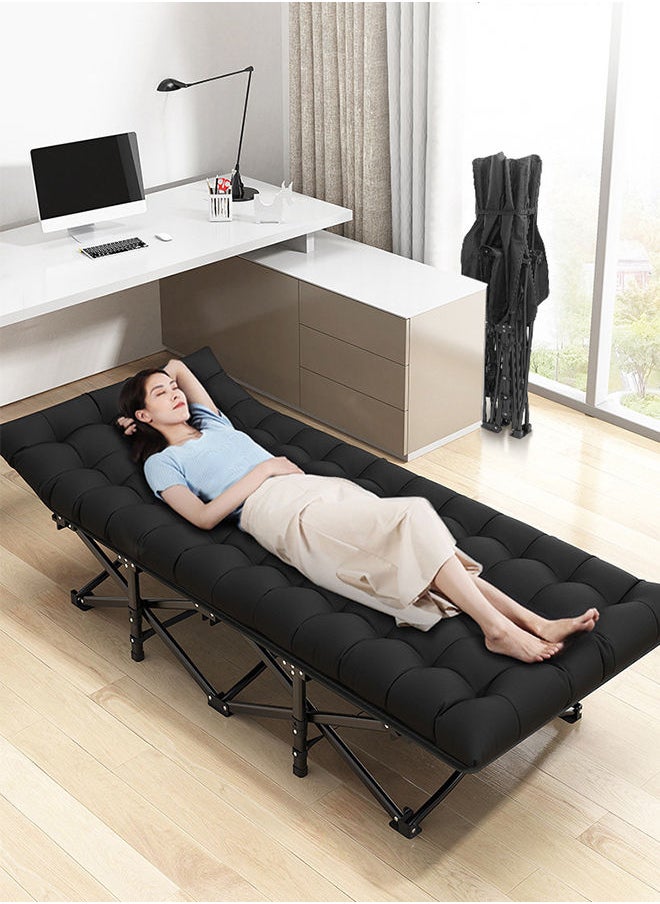 Outdoor Portable Large Folding Bed for Camping 188*71*37cm