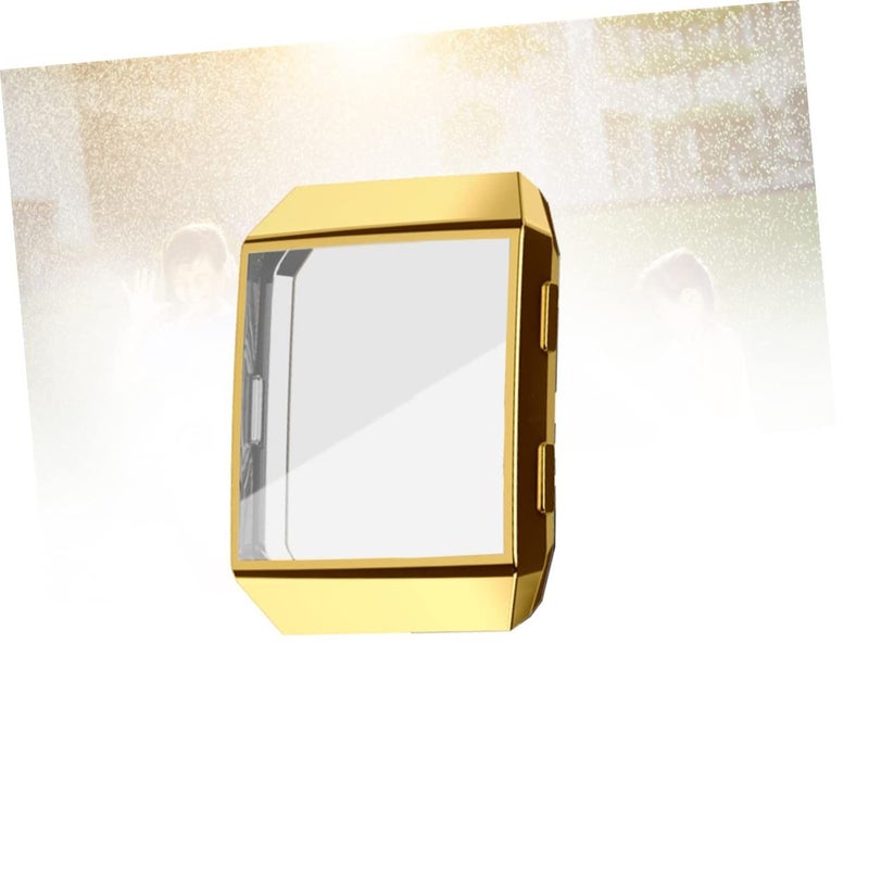Transparent TPU Watch Frame Protector Lightweight Scratch Cover Fitbit Gold - Image 4