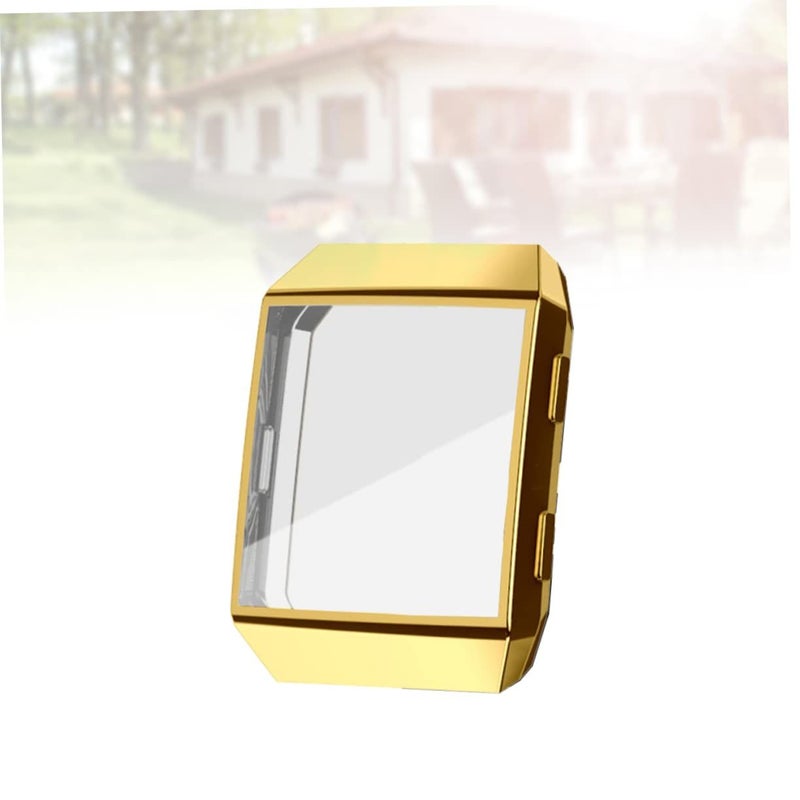 Transparent TPU Watch Frame Protector Lightweight Scratch Cover Fitbit Gold - Image 5