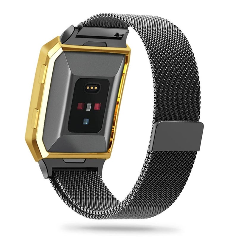 Transparent TPU Watch Frame Protector Lightweight Scratch Cover Fitbit Gold - Image 2