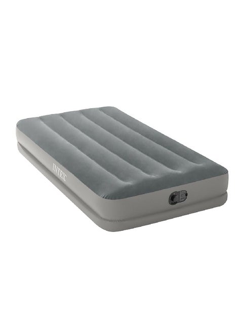 Dura-Beam Plus Fiber-Tech Technology Air Bed with Built In USB Pump Grey Twin 64112