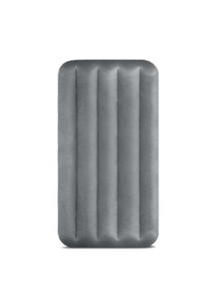 INTEX Dura-Beam Plus Fiber-Tech Technology Air Bed with Built In USB Pump Grey Twin 64112  - Image 4