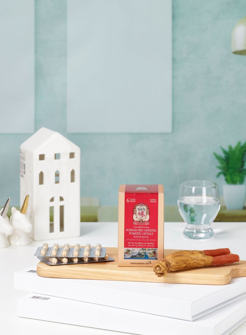 تشونغ كوان جانغ كبسولات مسحوق الجينسنغ الأحمر الكوري من جونغكوان جانج، ٥٠٠ ملغ × ١٨٠ كبسولة - مكمل غذائي ممتاز لدعم القدرة على التحمل والطاقة - Image 4