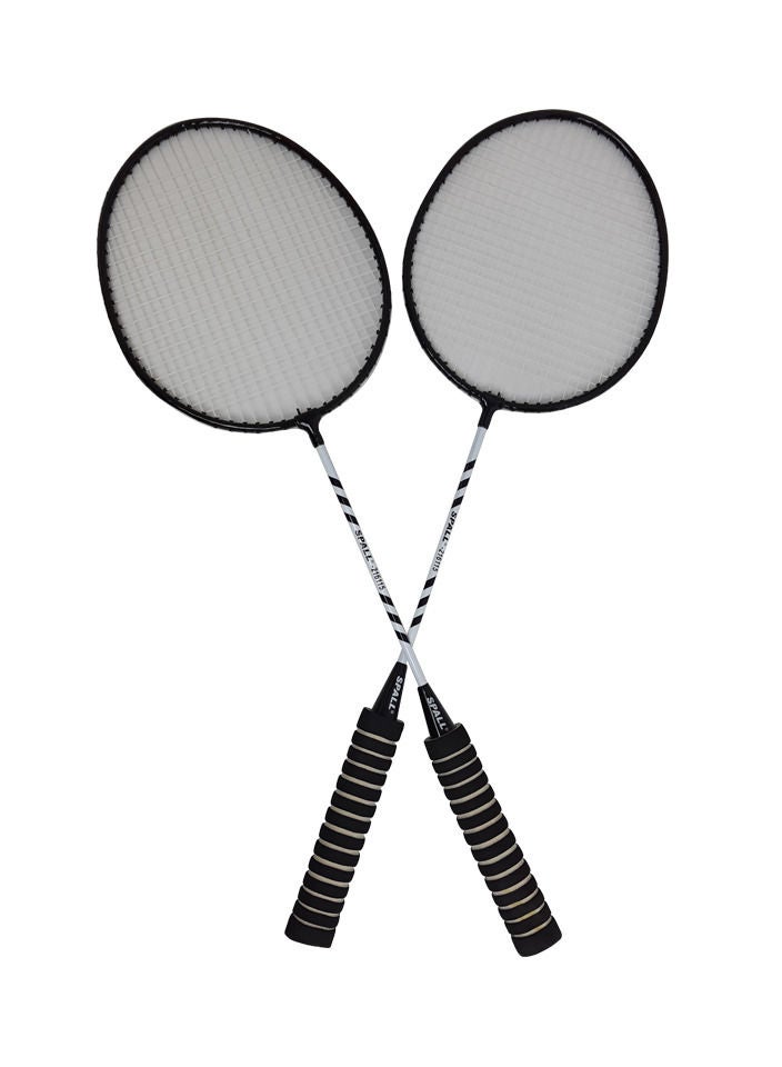 Spall Badminton Racket With Grip Soft Handles Smash Power Frame With Free Full Cover Ultra Light Weight Carbon Fiber Single High Grade Perfect For Men And Women - Image 1