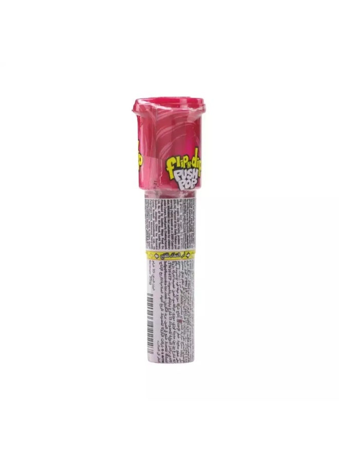Bazooka Flip N Dip Push Pop Strawberry Candy Stick- 25 gm - Image 3