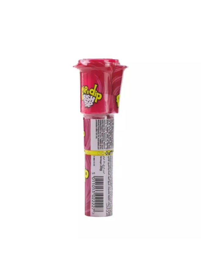 Bazooka Flip N Dip Push Pop Strawberry Candy Stick- 25 gm - Image 2