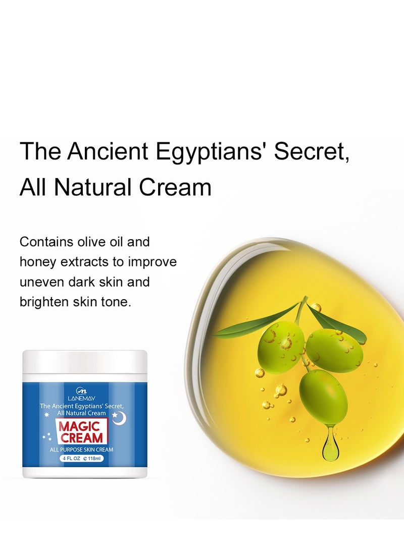 LANEMAY - all natural cream,magic cream,all purpose skin cream,Hydrating Essence Moisturizing Cream, Lighten Fine Lines 118ml - Image 1