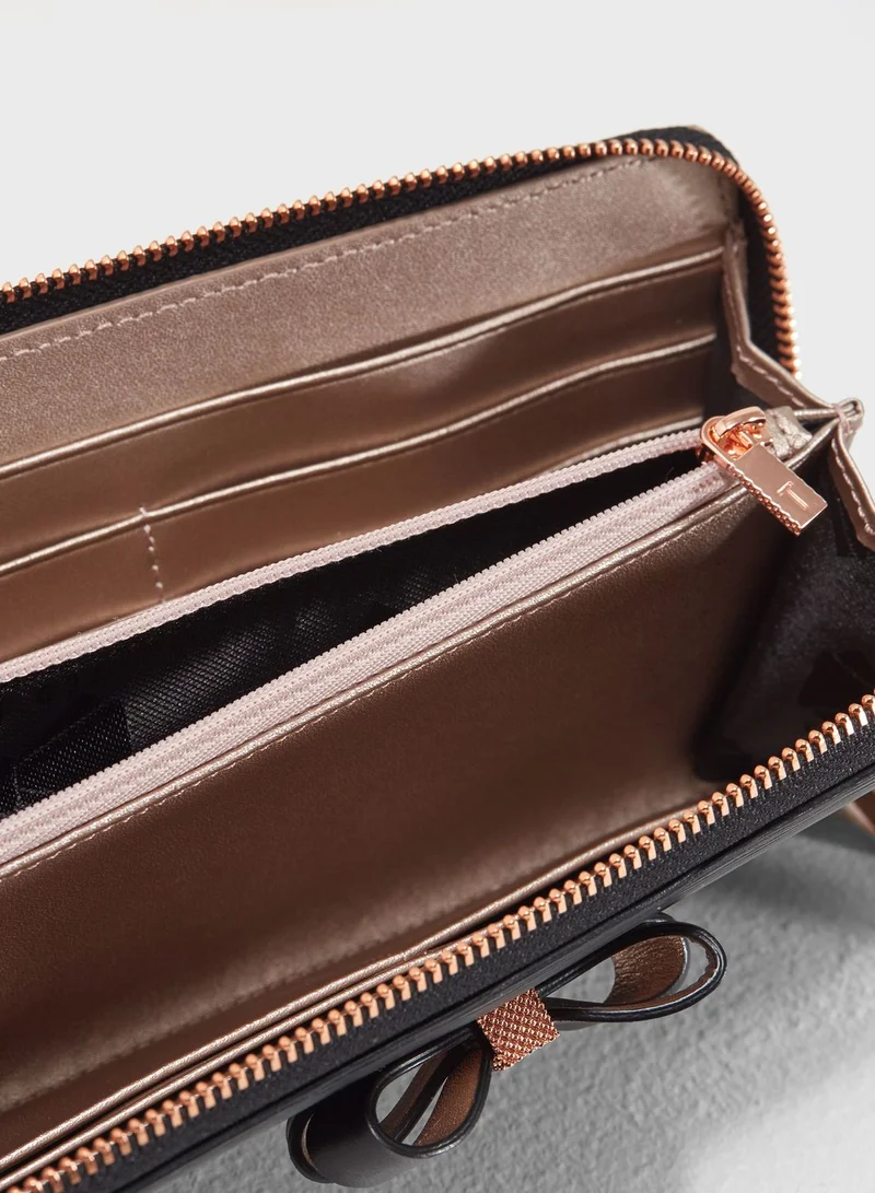 Ted Baker Lizzi Bow Detail Zip Purse
