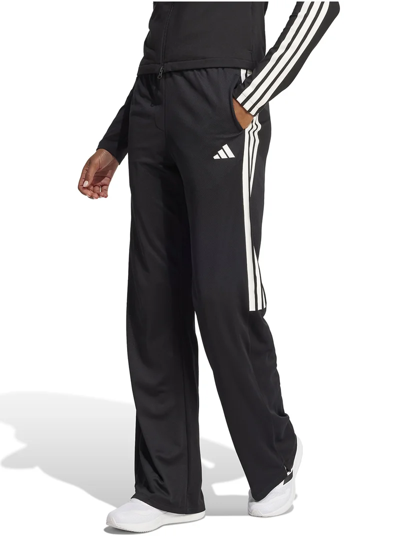 Adidas Tiro Cut 3 Stripe Mesh Wide Leg Pants