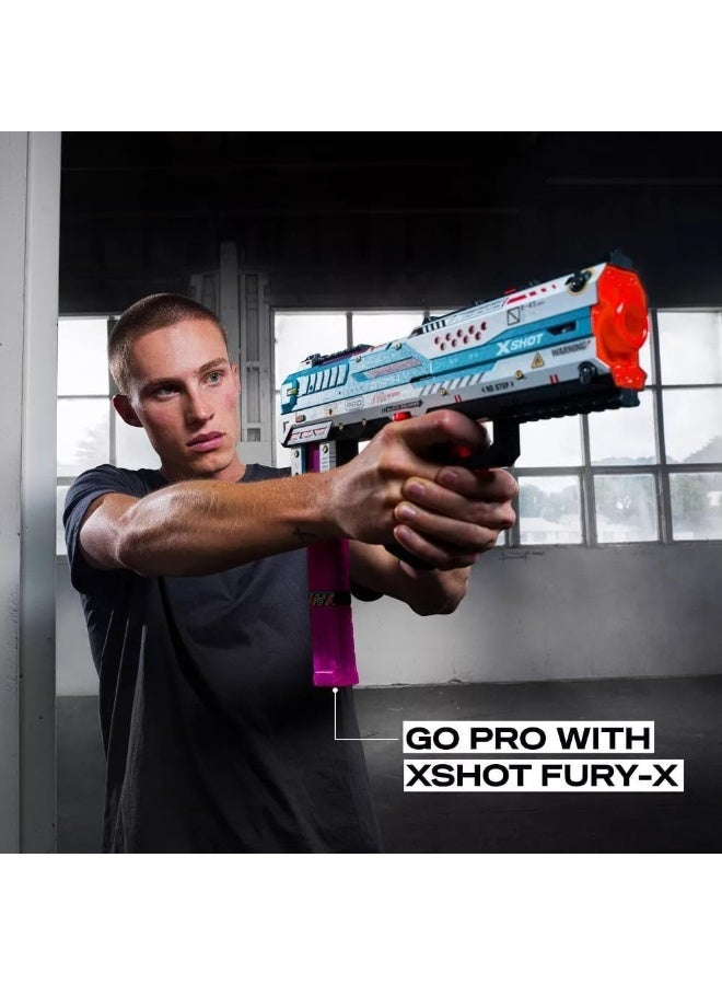 ZURU XSHOT Pro Fury-X Toy Dart Blaster by ZURU, High-Performance Foam Blaster for Kids - Image 2