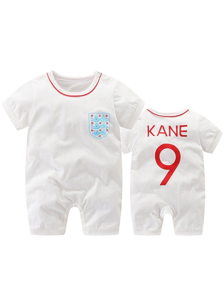 KUYING Baby Cotton Jumpsuit Football Shirt - Image 1