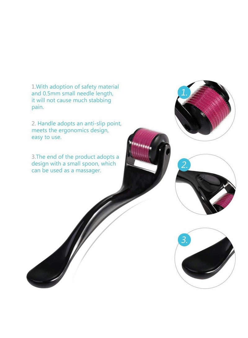 Excefore Professional Beauty Tools 4PCS 540 Pins Titanium Micro Needles Skin Roller Needle Kit with Case, Use on Wrinkles, Stretch Marks, Acne, Scar Removal - Image 3