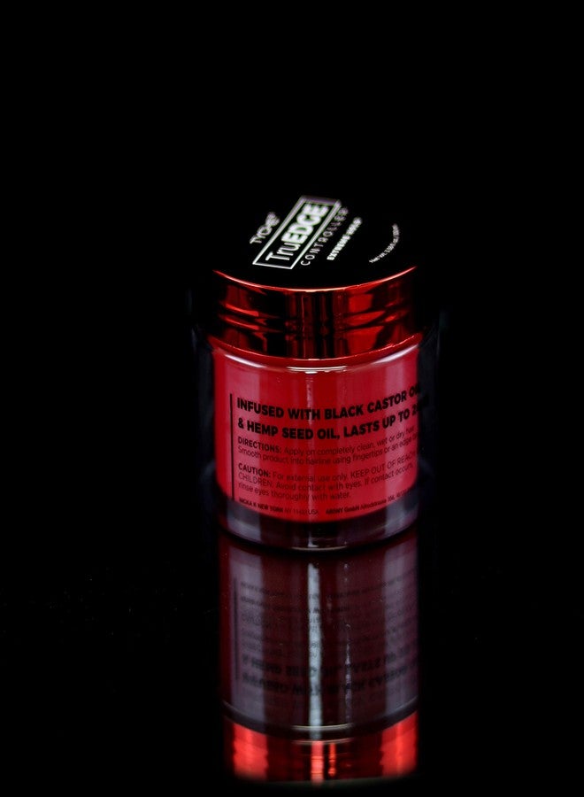 Tyche TruEDGE Controller Extreme Hold Water-Based Pomade - Ntaural Shine & Non-Flaky Scented Edge Control - Perfect for Hair-Braiding (Strawberry) - Image 3