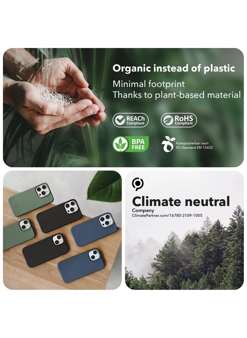 Silicone Case Compatible with iPhone 16, Slim Liquid Silicone Phone Case with 3-Layer Soft Rubber Shockproof Bumper with TPU Lining (Alpine Green) - Image 5