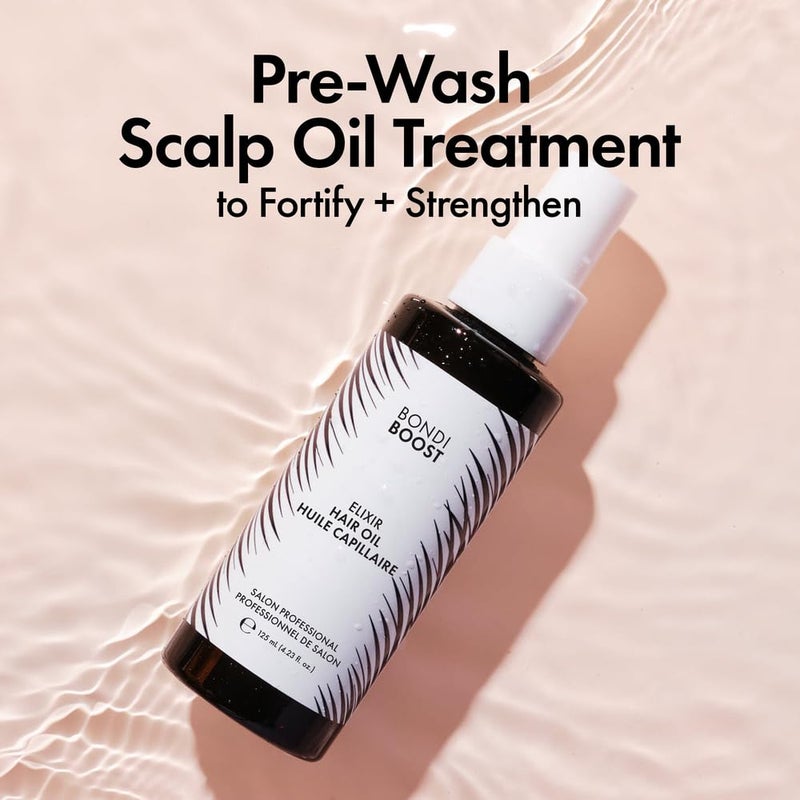 BONDIBOOST Elixir Hair Oil [4.23 fl oz], Pre-Shampoo Hair Oil Treatment for Dry Hair, Calm Frizz + Smooth Split Ends + Tame Flyaways, Lightweight Formula + Vegan/Cruelty Free - Image 2