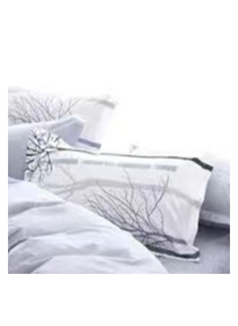 MOON HOME - King/Queen/Single size Soft and Breathable Microfiber Hypoallergenic Beautiful Design Duvet Cover Set ,set includes 1 Comforter Cover, 1 Fitted Bedsheet, 4 Pillowcases - Image 1