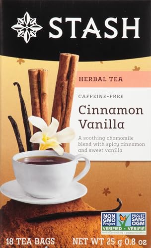 Stash Tea Premium Caffeine Free Herbal Tea Cinnamon Vanilla 18 Count - Image 1