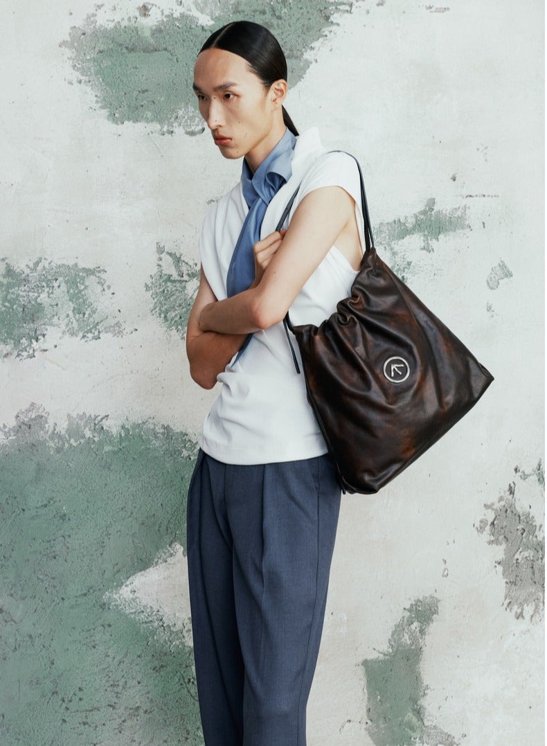 جي تي GROTTO Medium Large Capacity Mother Bag Single Shoulder Crossbody Tote Bag - Image 2