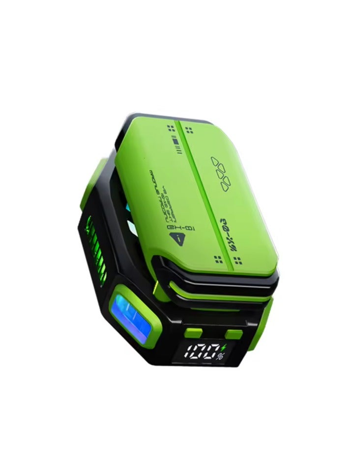 Magnetic Cell Phone Cooling Fan Radiator X111 Wireless Mobile Phone Coolers For Gaming With 1800mAh Rechargeable Battery - Image 1