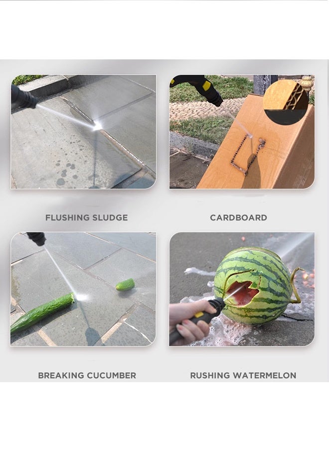 Bolivia's Pressure Washer 1600W 135 BAR, Heavy-Duty Electric Car Washing Pressure Pump with 7m Hose for Deep Cleaning Cars, Patios, Driveways - Green - Image 5