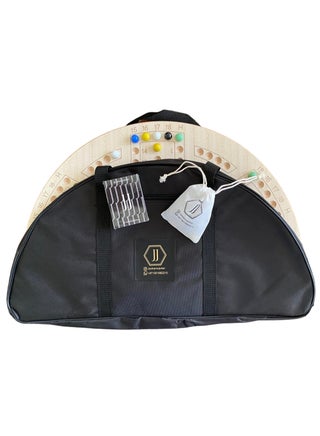 لعبة جاكارoo اللوحية ذات الجانبين لـ 4 و 6 لاعبين مع كرات زجاجية، بطاقات لعب وحقيبة - view 4