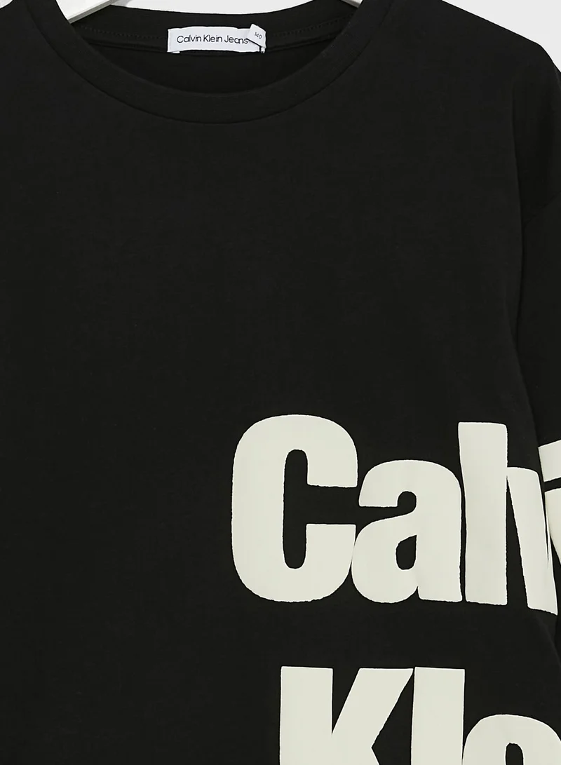Calvin Klein Jeans Kids Crew Neck T-Shirt