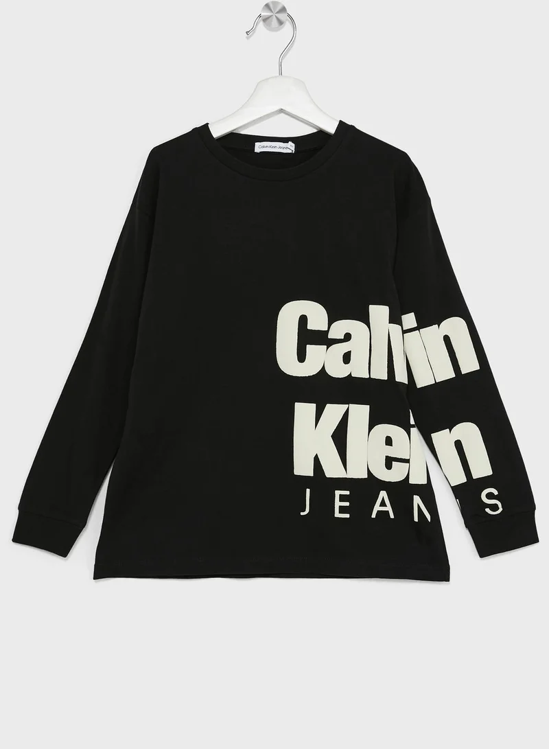 Calvin Klein Jeans Kids Crew Neck T-Shirt