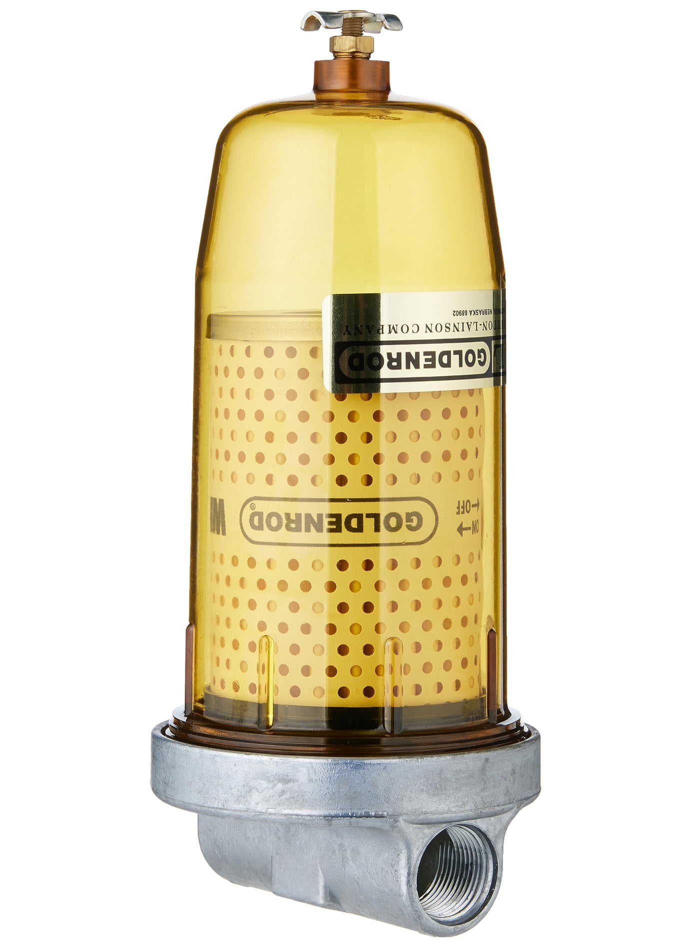 Goldenrod GOLDENROD 496-3/4 WATER-BLOCK FILTER (56591) Bowl Fuel Tank Filter with 3/4" NPT Top Cap  - Image 1