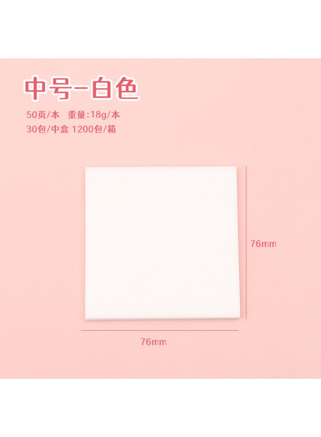 HELPS Pearlescent Frosted Sticky Notes For Students With High Appearance, Transparent Sticky Note Pads, Colorful Flash Note Pads - Image 1