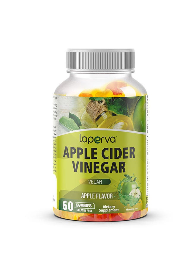 Laperva Apple Cider Vinegar Gummies - Formulated to Support Weight Loss Efforts-60 Gummies - Image 1