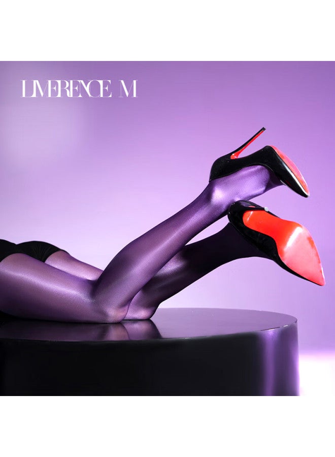 Limerence M shiny Silky Pantyhose Stockings Sand Color 1 Pair M - Image 5