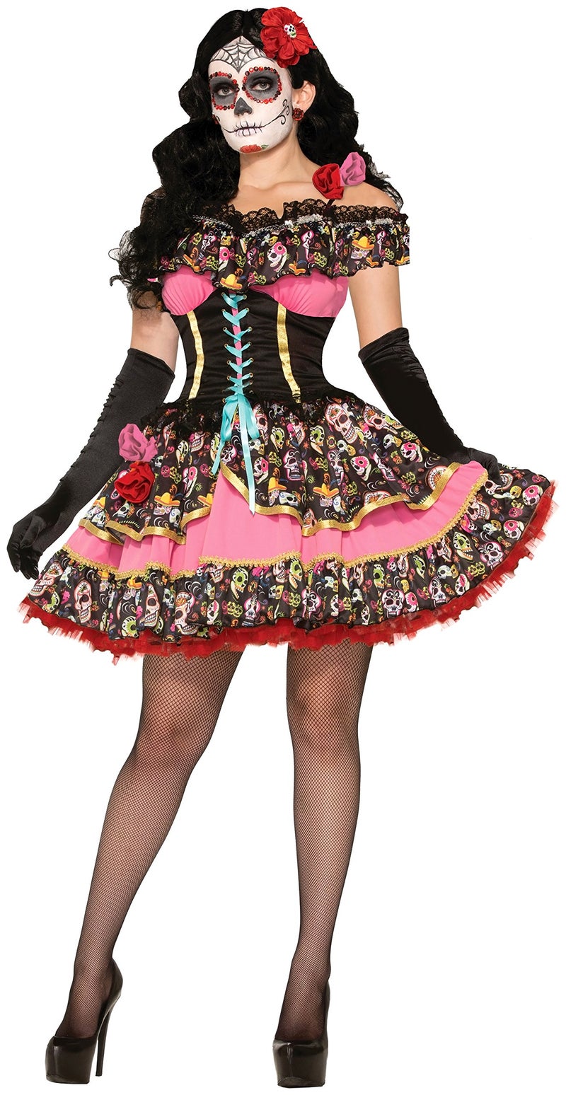 Forum Novelties Womens Day Of Dead Senorita Costume XSmallSmall