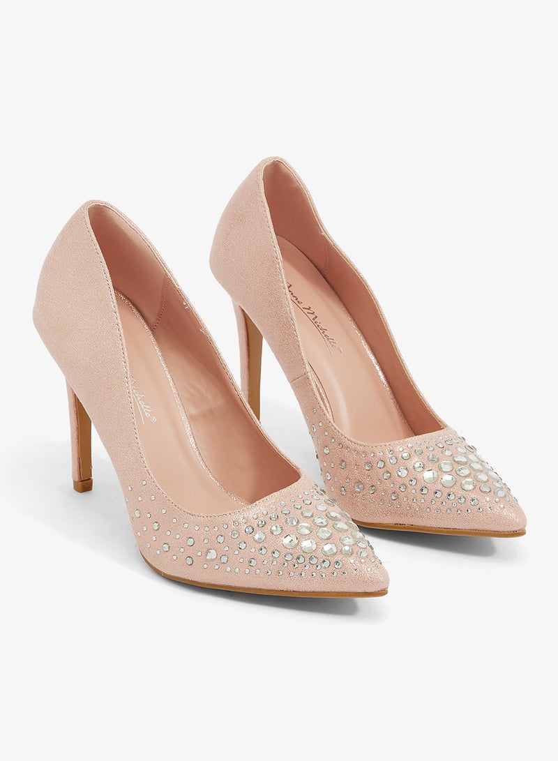 آن ميشيل حذاء حفلات مزين - Image 4