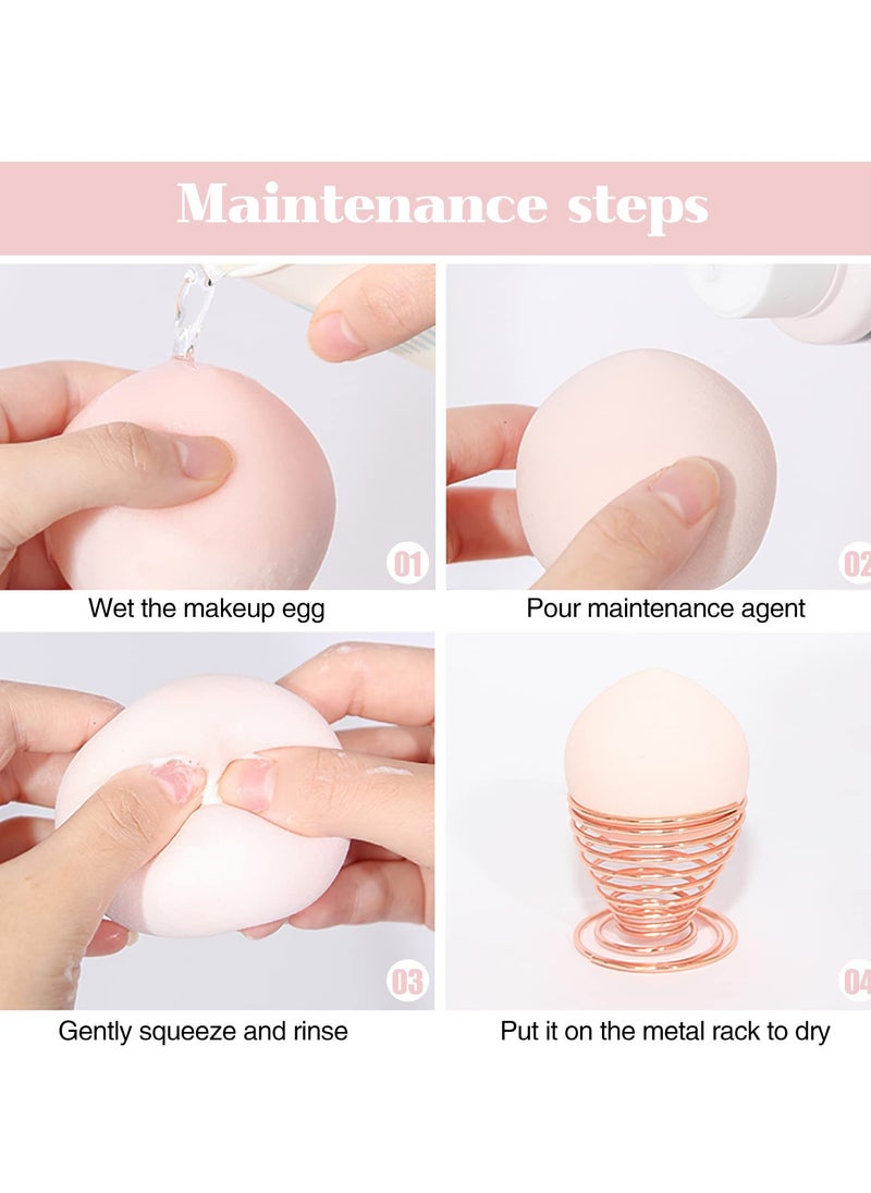 SYOSI - Makeup Sponge, 2 Pcs Ultra Soft Makeup Sponge Egg Marshmallow Expanding Sponge with Box Individually Packaged for Liquid Foundation Cream and Cream Lotion - Image 1