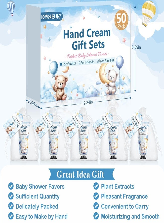 KONEUK 50 Pack Baby Shower Bulk Hand Cream Gifts Sets, Bridal Shower Favors and Baby Shower Favors for Guests with Thank You Card and Organza Gift Bags, Appreciation Gifts and Wedding Shower Favors (Bear) - Image 4