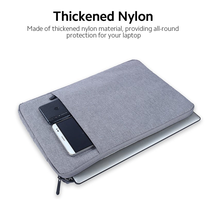 Multifunctional Portable Laptop Bag 14 inch Laptop Bag Durable Nylon Laptop Case Leisure Business Briefcase Navy Blue - Image 5
