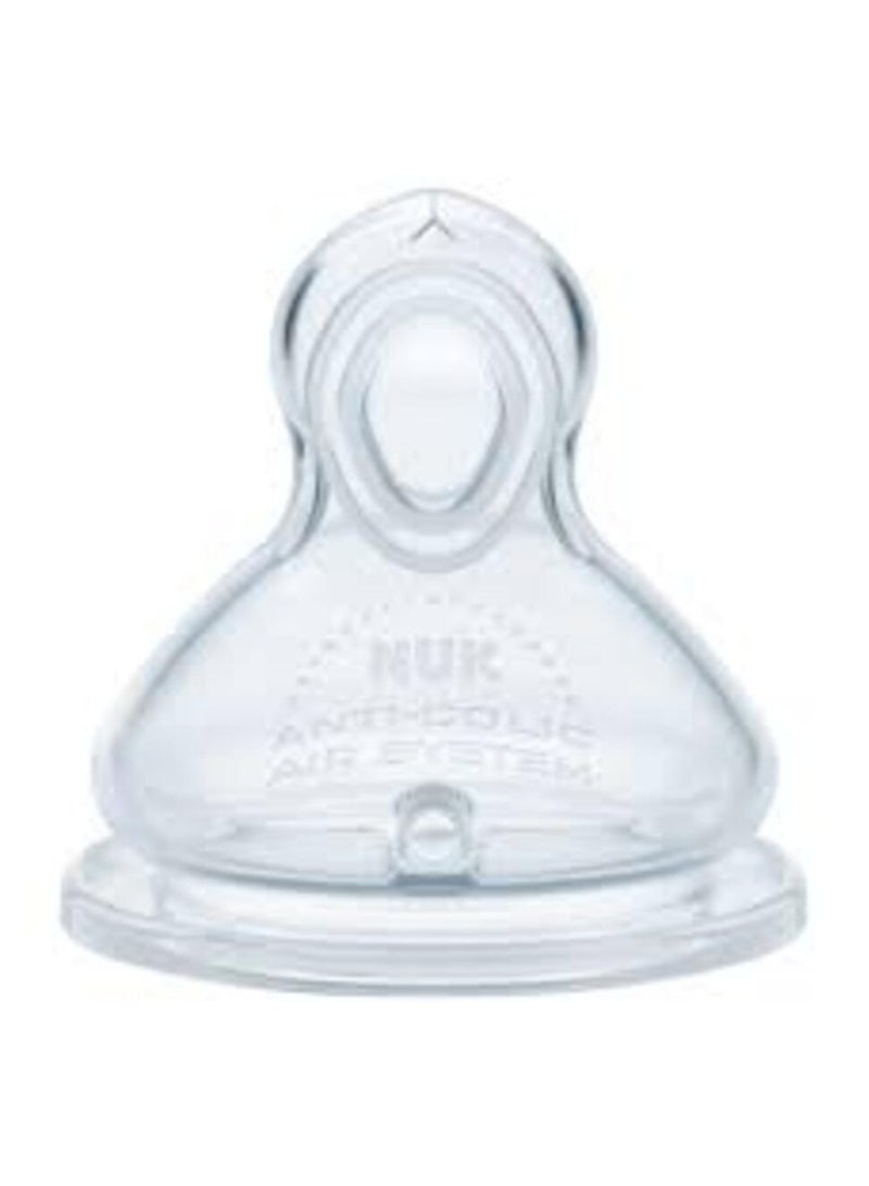 NUK حلمة التحكم في التدفق الخيار الأول 6–18 شهرًا