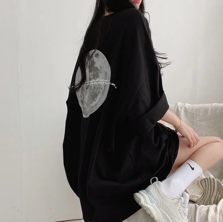Factory Harajuku Style Korean Style Online Celebrity T-Shirt Female Ins Super Popular Short Sleeve Summer Student Loose Slimming - Image 5