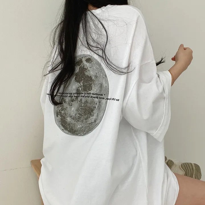 Factory Harajuku Style Korean Style Online Celebrity T-Shirt Female Ins Super Popular Short Sleeve Summer Student Loose Slimming - Image 4
