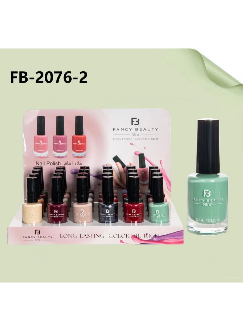 فنسي بيوتي طقم طلاء أظافر يحوي 24 قطعة متعدد الألوان - Image 2