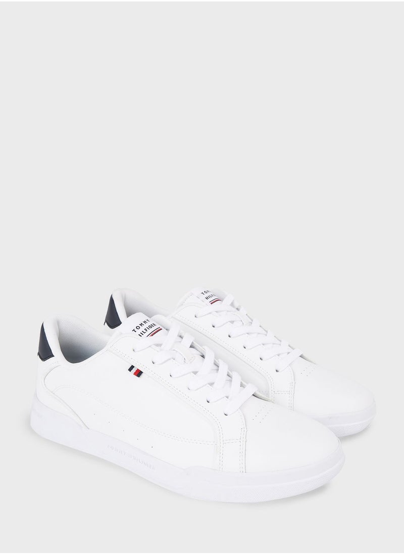 TOMMY HILFIGER - Logo Print Lace Up Sneaker - Image 1