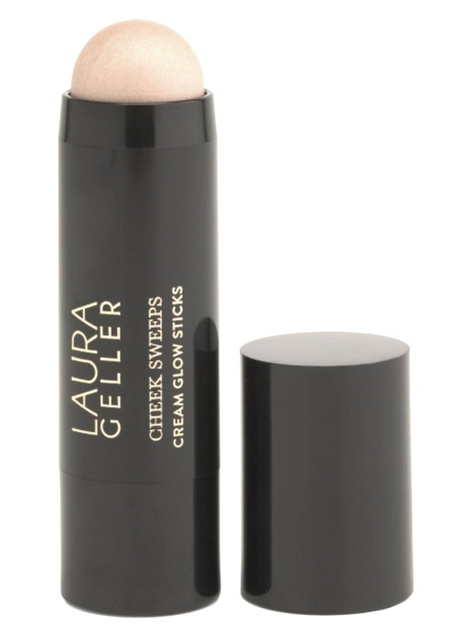Laura Geller Cheek Sweeps Italian Marble Highlighter Cream Glow Stick - Marbleized in Shade: "Glowing Impressions" - Image 1
