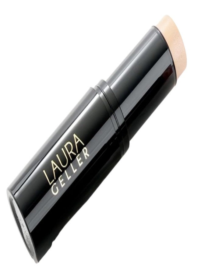 Laura Geller Cheek Sweeps Italian Marble Highlighter Cream Glow Stick - Marbleized in Shade: "Glowing Impressions" - Image 2