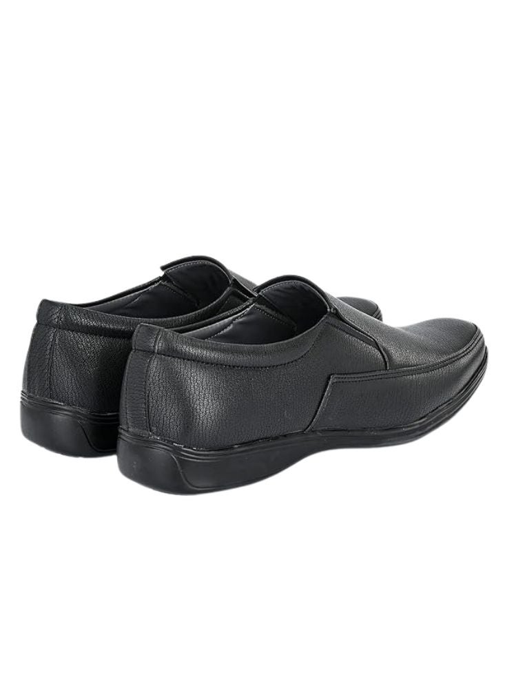 Premium Men's Black Formal Slip-On Shoes - Image 4