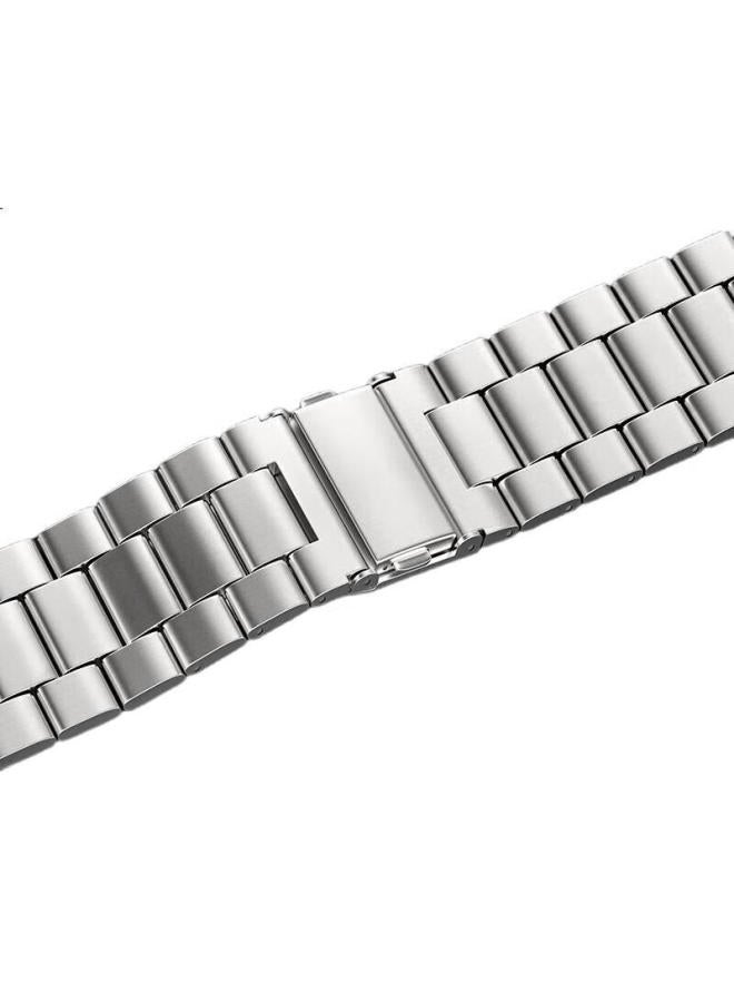 Bing Hong Binghong Stainless Steel Metal Watch Band For Apple Watch Series 2/S10/S9/S8/S7, Men'S Summer Silver Watch Strap - 44/45/46/49Mm - Image 1
