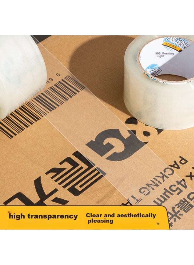 ام اند جي Chenguang (m&g) شريط تغليف ذو شفافية عالية لأدوات القرطاسية، 48mm*100y*50um، 6 لفات/أنبوب، تغليف مستودع التوصيل السريع، مستلزمات مكتبية، Ajd957cz - Image 5