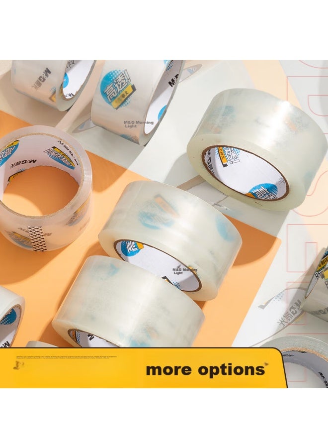 ام اند جي Chenguang (m&g) شريط تغليف ذو شفافية عالية لأدوات القرطاسية، 48mm*100y*50um، 6 لفات/أنبوب، تغليف مستودع التوصيل السريع، مستلزمات مكتبية، Ajd957cz - Image 4