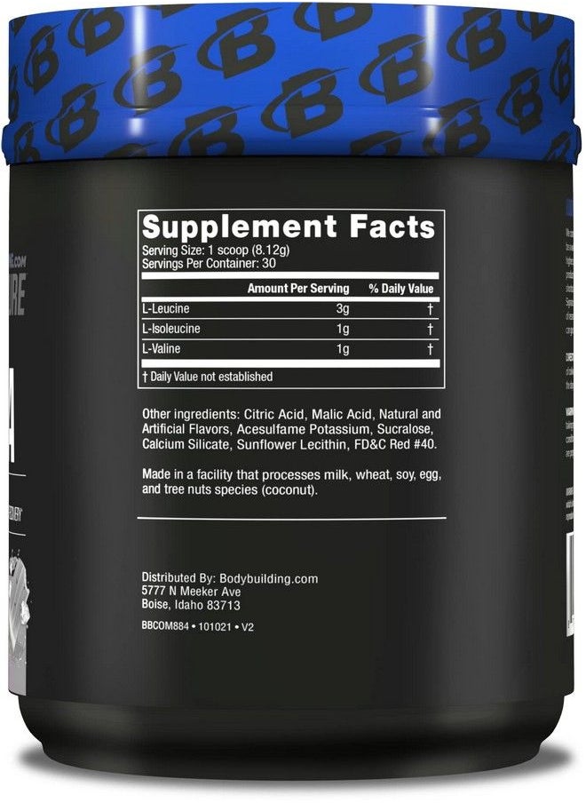 Bodybuilding.com - Bodybuilding Signature Bcaa Powder ; Essential Amino Acids ; Nutrition Supplement ; Promote Muscle Growth And Recovery ; 30 Servings Watermelon Ice - Image 1