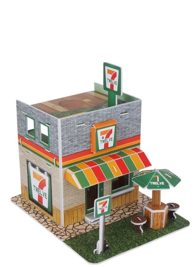 Beauenty Puzzle stereo puzzle 3d street scene