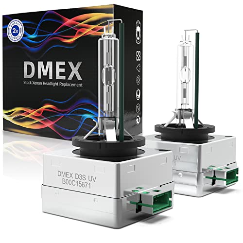 DMEX D3S HID Headlight Bulbs Xenon 4300K Warm White 35W Replacement 66340 42403 42302 Headlamp - Pack of 2(Not fit Halogen Headlight Assembly) - Image 1
